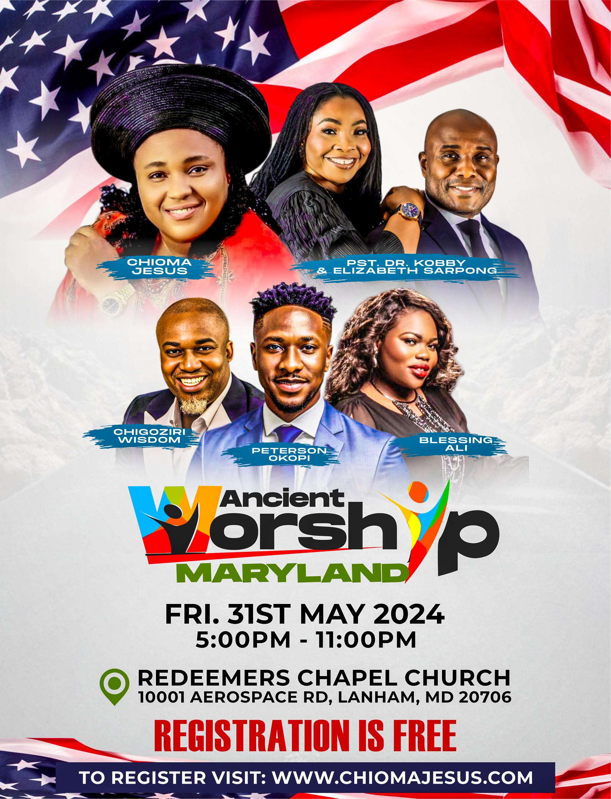 Chioma Jesus - Ancient Worship MaryLand 2024